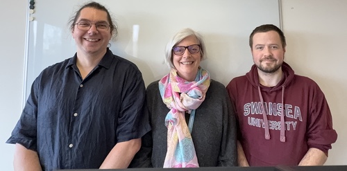 Team photo of Mark, Nicole and Jack